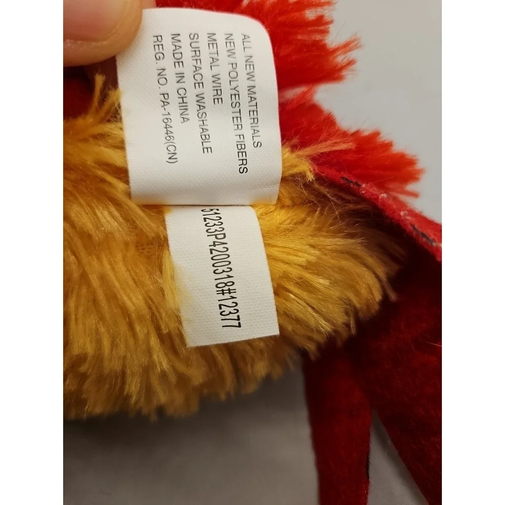 The Wizarding World of Harry Potter Red Fawkes Phoenix Bird Plush Stuffed Animal